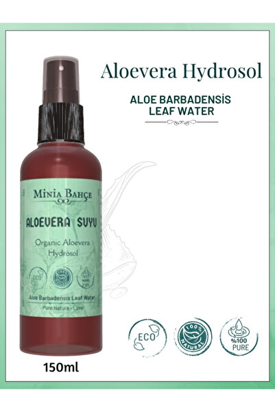 Minia Bahçe Bitki ve Sanat Atölyesi Aloevera Suyu, %100 Doğal Ve Saf. 150ml