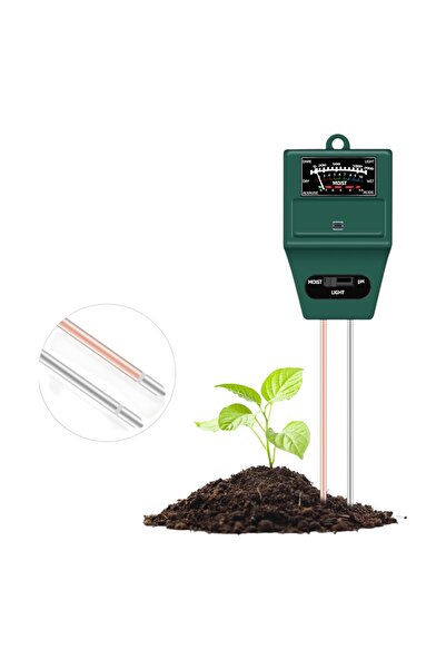 EcoFast Toprak Nem Ph Ve Işık Ölçer 3'ü Bir Arada