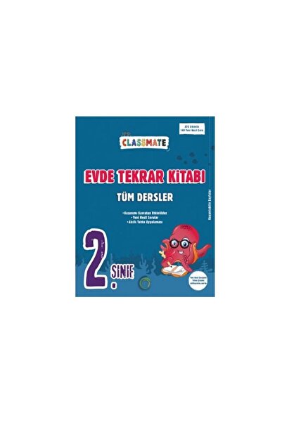 Okyanus Yayınları 2. Sınıf Tüm Dersler Evde Tekrar Kitabı
