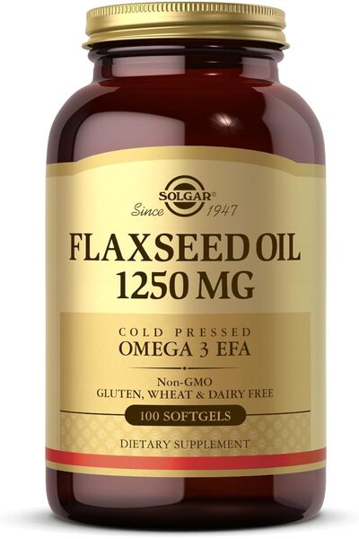 Solgar Flaxseed Oil 1250 Mg 100 Capsules