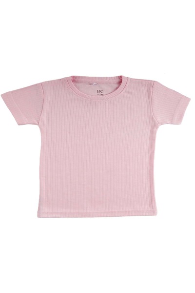Babexi Body cu mânecă scurtă din tricot roz