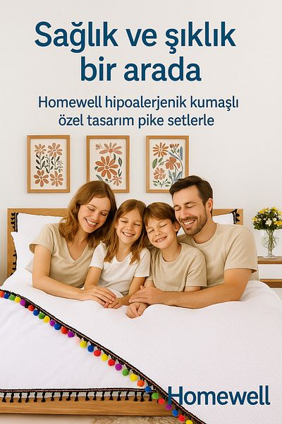 BEYAZ Colorful Detailed Custom Design 3-Piece Set: Pillowcase Duvet Cover and Cushion Cover