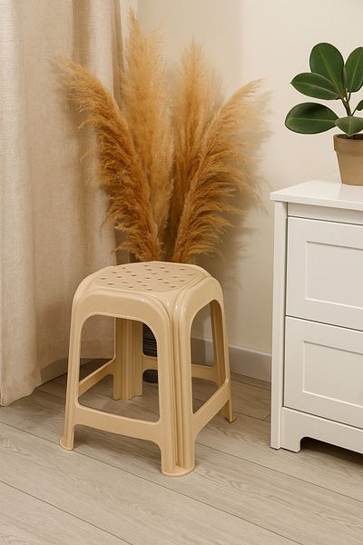 Living Small Plastic Square Table – Lightweight, Durable & Easy to Move