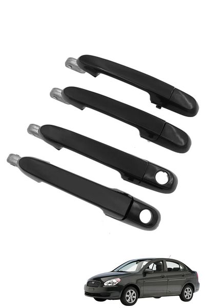 MEF Accent Era Exterior Door Handle Set Compatible between 2006 and 2012 Models