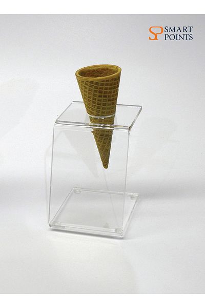 SMARTPOINTS Clear Acrylic Single Cone Holder