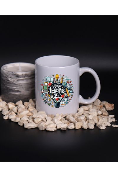 TREND YANKI Teacher's Day Printed Cup