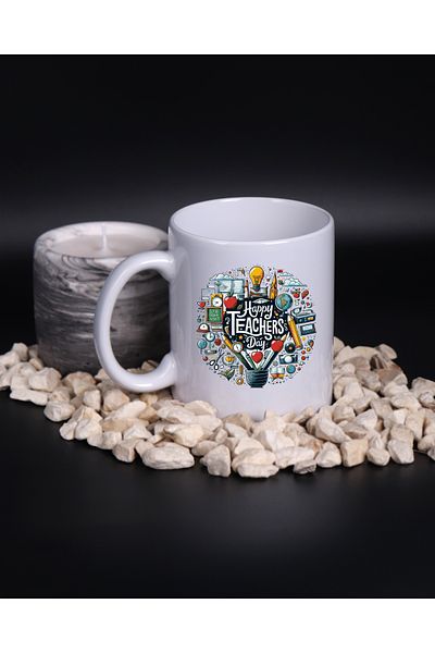 TREND YANKI Teacher's Day Printed Cup