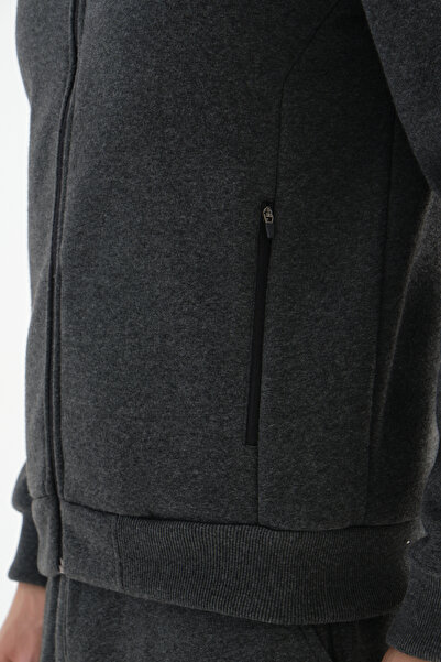 Shooter Deluxe Χειμερινό Ανθρακί Σετ Ανδρική Φόρμα με Λεπτομέρεια Ραφής κανον...