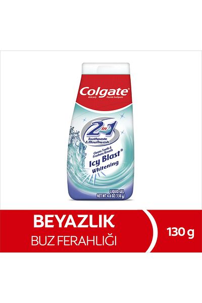 Colgate 2in1 Icy Blast Whitening Whitening Toothpaste 130 Grams