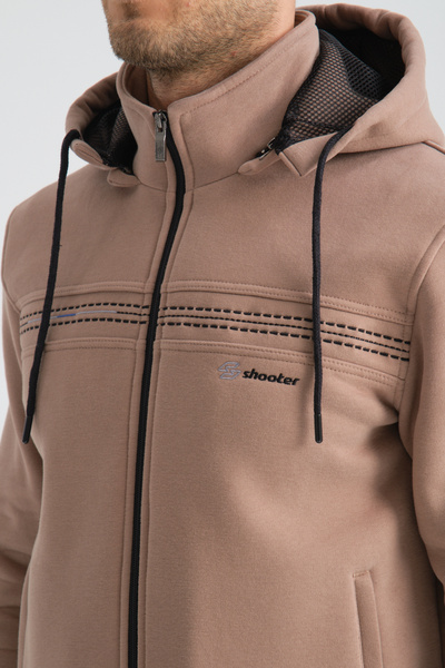 Shooter Ανδρική χειμερινή αθλητική φόρμα Premium Mink - Κανονική κουκούλα