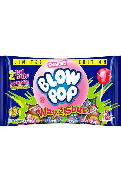 Charms Lımıted Edıtıon Blow Pop Halloween Way 2 Sour 5 Flavors 294 gr