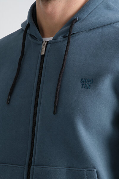 Shooter Ανδρική χειμερινή αθλητική φόρμα Forest Green Luxe Hooded