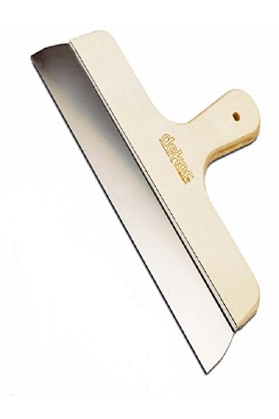 Dekor 047 Eğri Saplı Ispatula 30 Cm Ahşap Saplı Yay Çeliği