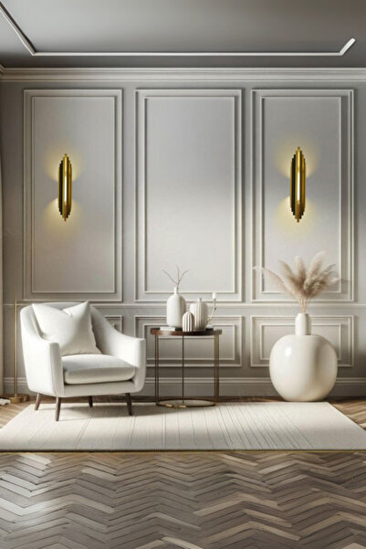 Genel Markalar Beyaz Baston Kristal Aşağı Bakan Modern Aplik