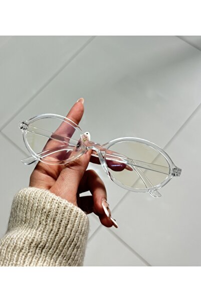 MONAL Miuw Oval Frame Blue Light Protection Screen Glasses Optical Compatible Glasses Can Be Replaced