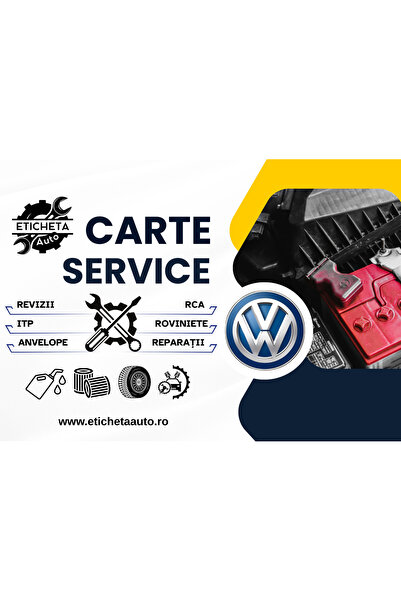 Eticheta Auto Volkswagen service card