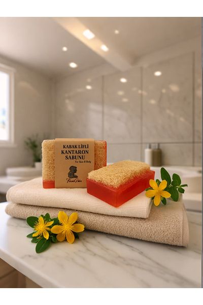 FLAVİOPOLİS Flaviopolis Natural St. John's Wort Soap with Pumpkin Fiber