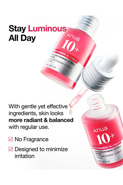 ANUA Niacinamide 10% Txa 4% Serum – 30ml