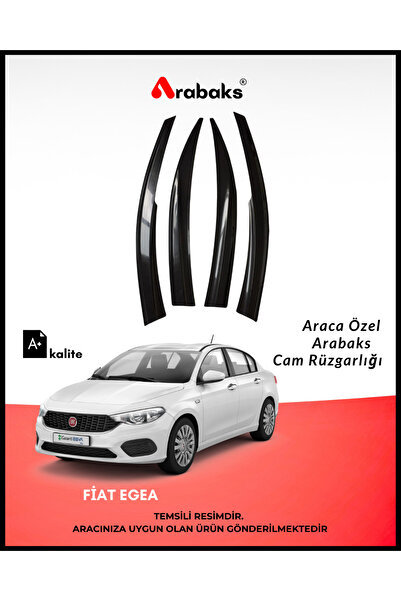 Arabaks Fiat Egea Cam Rüzgarlığı 4’lü Takım (2016 VE SONRASI, MUGEN TİP, DAYANIKLI MALZEME, KOLAY MONTAJ)