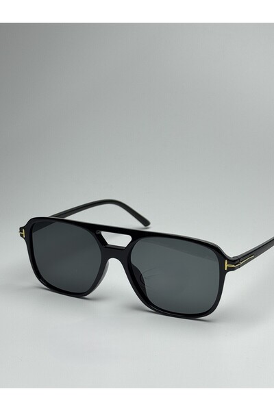 MONAL Tomy Black Sunglasses Black Uv400 Organic Glass 54 Ekartman