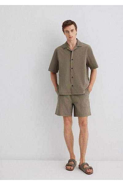 Mavi Καφέ πουκάμισο Loose Fit / Loose Fit 0211544-89931