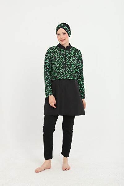 Sonne's Su İticili Hızlı Kuruyan 3'lü Tam Kapalı Tesettür Mayo Takımı