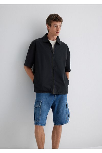 Mavi Anthracite Shirt Oversize / Wide Cut 0211545-70092