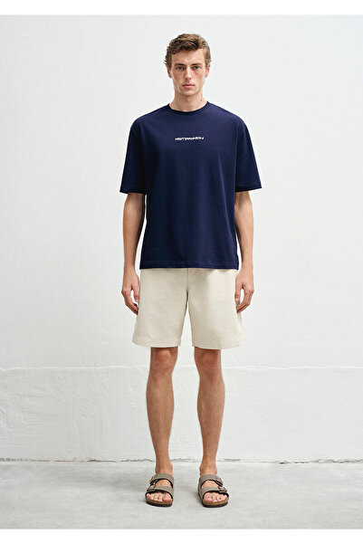 Mavi Maviterranean Baskılı Lacivert Tişört Relaxed Fit / Rahat Kesim 0612950-83884
