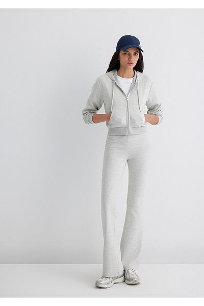 Mavi Hooded Gray Interlock Sweatshirt 1S10424-88467