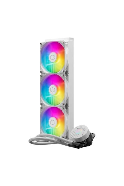Cooler Master Masterliquid 360l Core Argb White 360 Mm Intel 1700 - Am5 Uyumlu Sıvı Soğutucu
