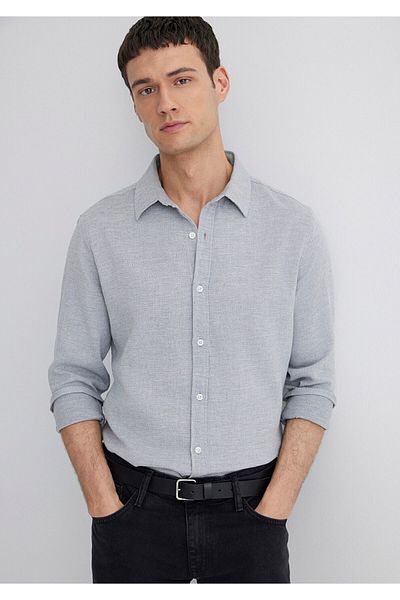 Mavi Gray Shirt Slim Fit 0211390 -80196