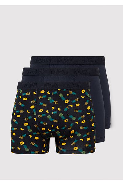Mavi Τριπλό εμπριμέ Navy Blue Boxer 0911909-70490
