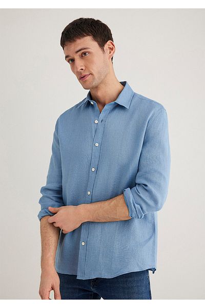 Mavi Cămașă de in Slim Fit / Slim Fit 0211466 -70731