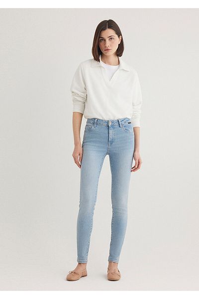 Mavi Tess Gold Premium Light Blue Jean Pants 100328 -86448