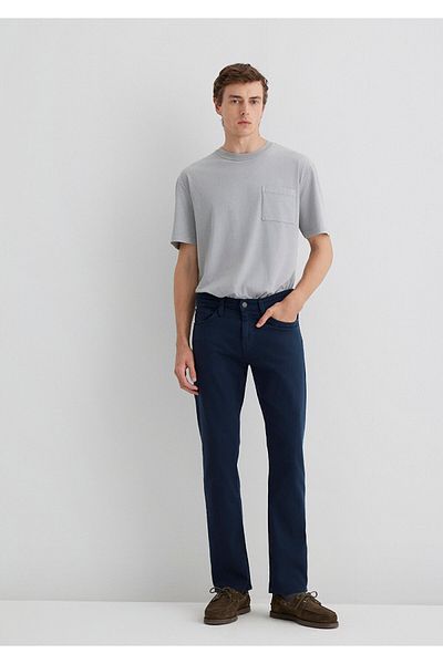 Mavi Martin Dark Navy Blue Comfort Gabardine Trousers 0037889451