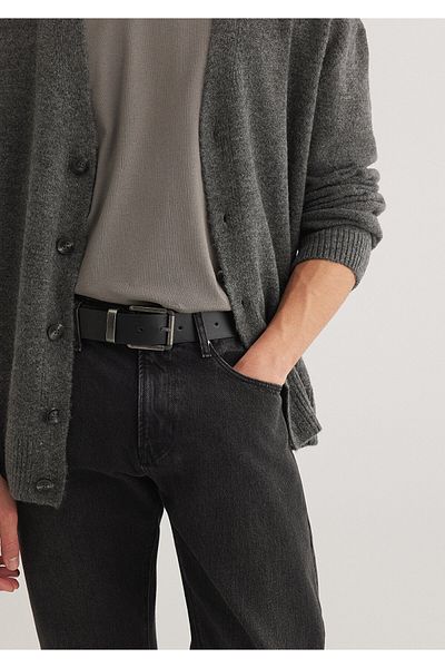Mavi Black Faux Leather Belt 0911874 -900