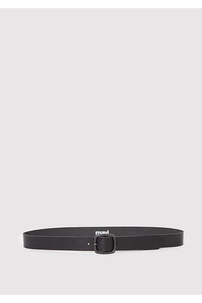 Mavi Black Leather Belt 0911878 -900