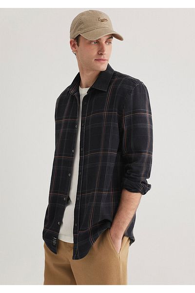 Mavi Checkered Black Shirt Regular Fit 0210806 -89579