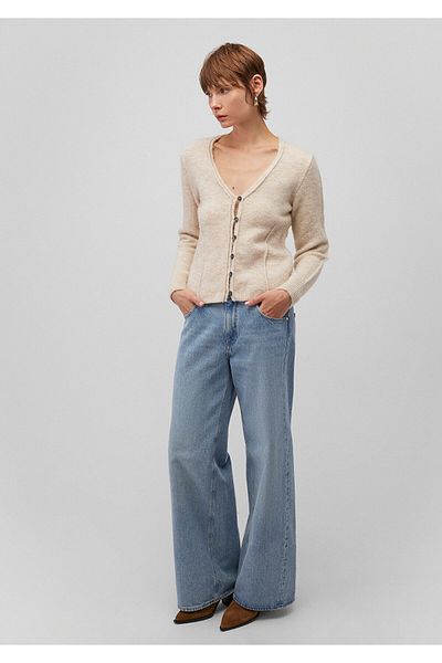 Mavi Buttoned Beige Cardigan Slim Fit / Slim Fit 1710590 -85576