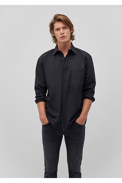 Mavi Schwarzes Hemd Regular Fit / Normal Fit 0211113 -900