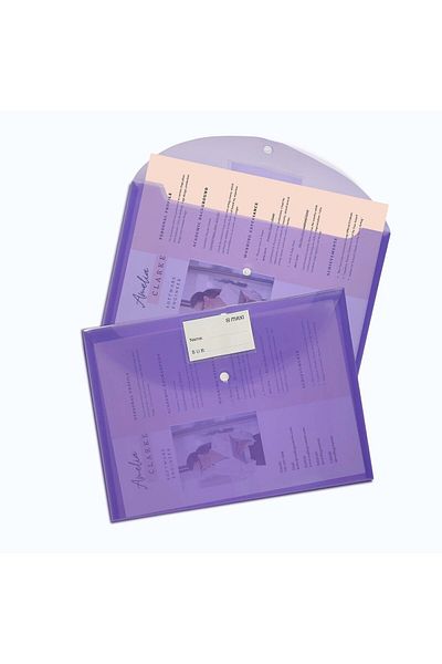 MAXİ Maxi Free Size Clear Bag, Pack Of 3, Assorted, MX-300A