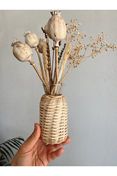 His Art Workshop Rattan Tasarım Minik Vazo 777