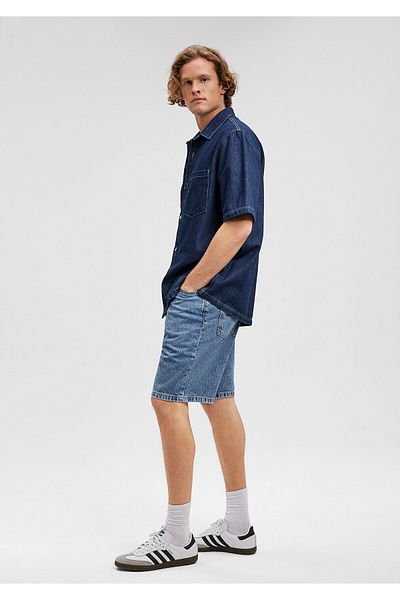 Mavi Houston Street Dark Indigo τζιν σορτς 0410672-87660