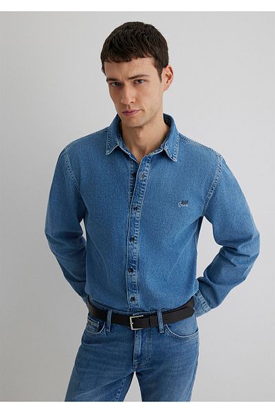 Mavi Cămașă de jeans Roy Lux Black Misty Light Slim Fit / Slim Fit 0210496 -87937