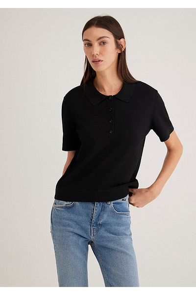 Mavi Πλεκτά Polo 1710493 -900 - Μαύρο