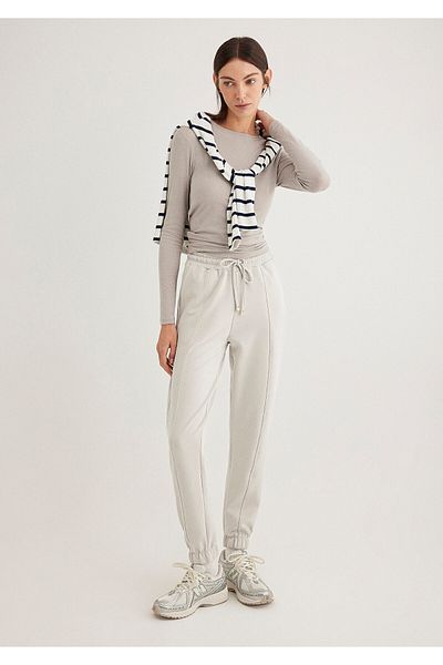 Mavi Lux Touch Gray Modal Tencel Sweatpants - 1600453 -70074