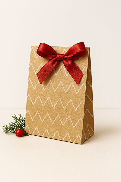 HDF PAZARLAMA ΖΙΚΖΑΚ ΜΟΝΤΕΛΟ 50 τεμάχια 18*8*24 χωρίς λαβή Kraft Presentation Paper Bag (ΓΑΜΟΣ, ΑΡΡΑΒΩΝΑΣ, ΚΙΝΑ Κ.λπ.)