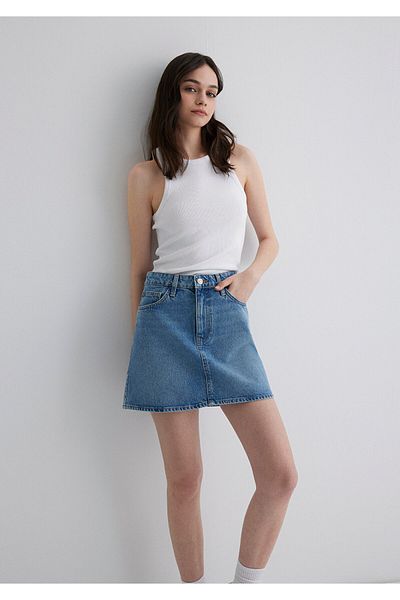 Mavi Fusta Bailey All Blue Shaded Indigo Si Jean 1310204 -87098