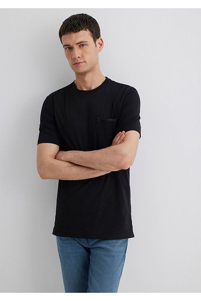 Mavi Black Regular Fit Printed T-Shirt -0611834-900