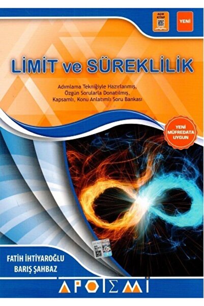 Apotemi Yayınları Apotemi Matematik Limit Ve Süreklilik 2026